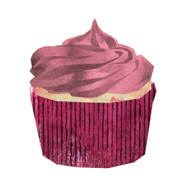 Pink cupcake by Babban Gaelg