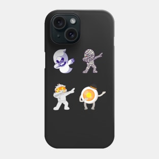 Dabbing Halloween Boys Skeleton Zombie Scary Pumpkin Mummy Phone Case