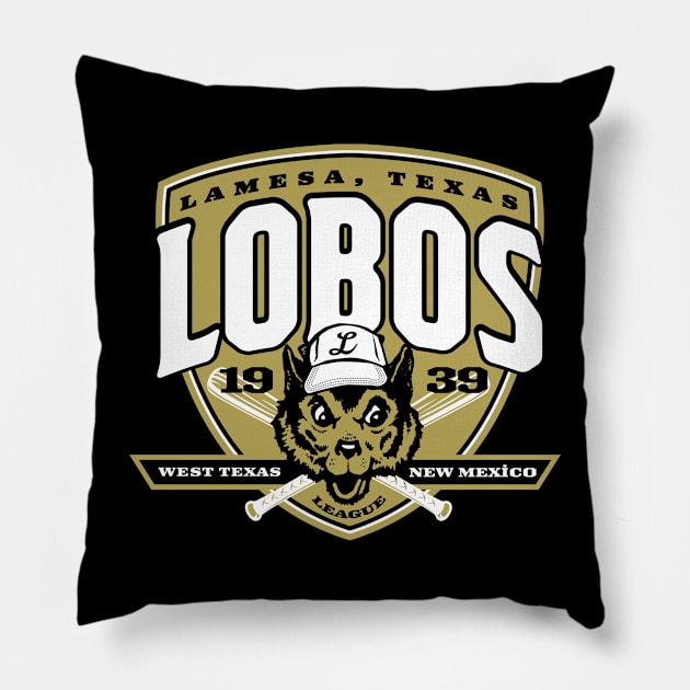 Lamesa Lobos Pillow by MindsparkCreative