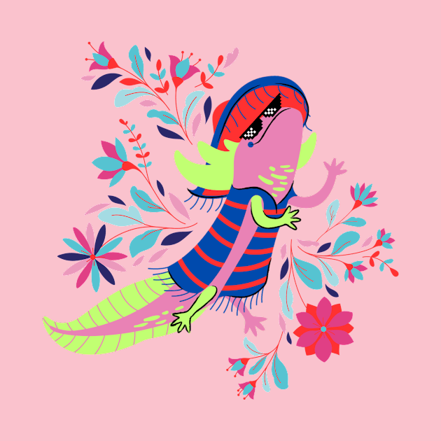 Lizard cute salamanders by LuluCybril