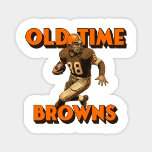 Old School Browns Magnet