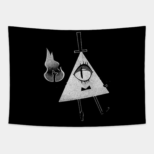 Bill Cipher Tapestry by TapABCD