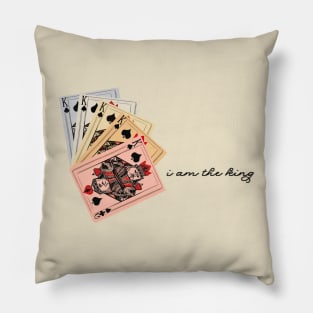 king cards colorfull Pillow