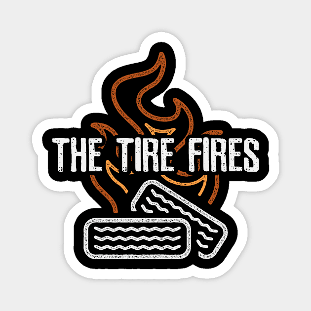 Tire Fires Logo Magnet by Tire Fires Band