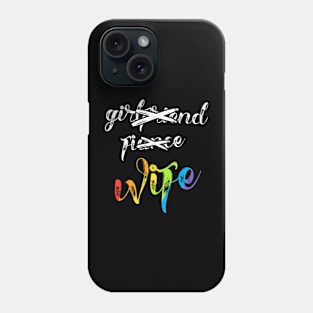 Girlfriend Fiance Wife Lesbian Pride Lgbt Wedding Phone Case