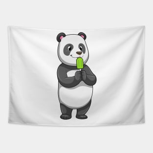 Panda with Popsicle Tapestry