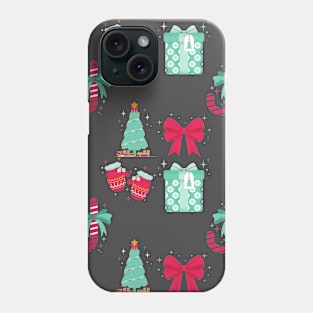 Xmas Presents Gloves Pattern Phone Case