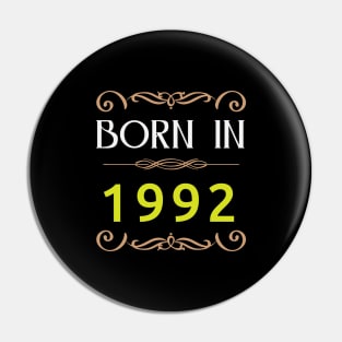 Since 1992 Born in 1992 Pin
