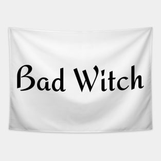 Bad Witch. Minimalistic Halloween Design. Simple Halloween Costume Idea Tapestry