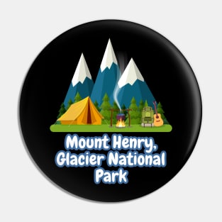 Mount Henry, Glacier National Park Pin