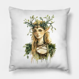 Rustic Cottagecore Dryad Pillow