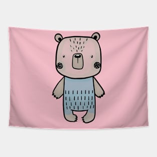 Bear BLue Tapestry