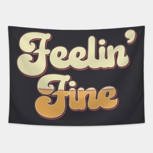 Feelin’ Fine 1970s Vintage Retro Tapestry