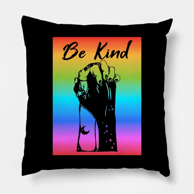 Be Kind Pillow by CreatingChaos