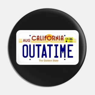 OUTATIME - Back to the Future Pin