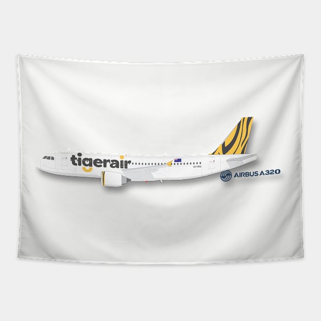 Airbus A320 Tapestry by GregThompson