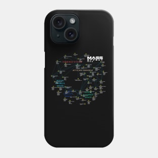 mass effect map Phone Case