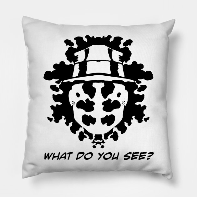 The Rorschach Test Pillow by Paulychilds