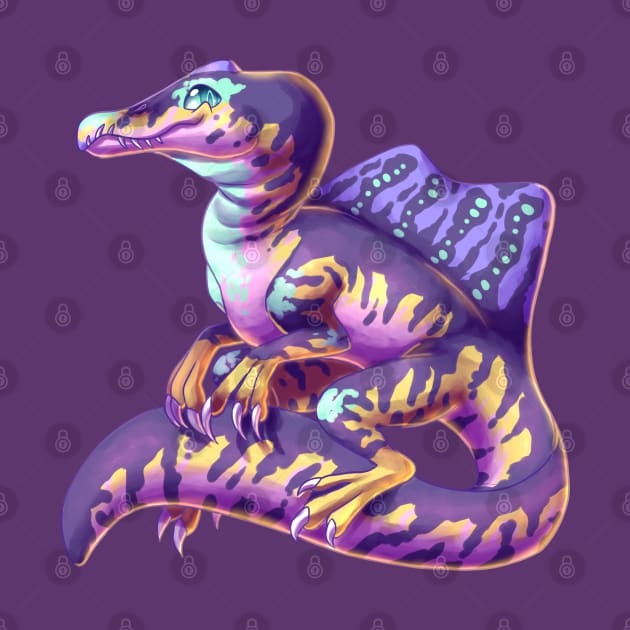 Pastel Spinosaurus by cometkins