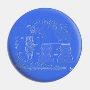 Design prototype mechagodzilla 2021 Pin