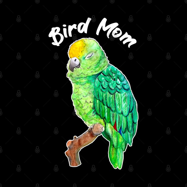 Parrot Bird Mom by IvyLilyArt