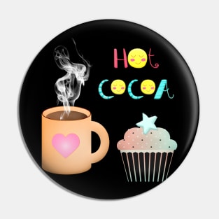 Christmas Hot Cocoa & Cup Cake Pin