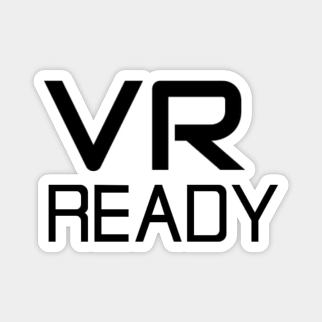 VR Ready Virtual Reality Logo Magnet by FungibleDesign