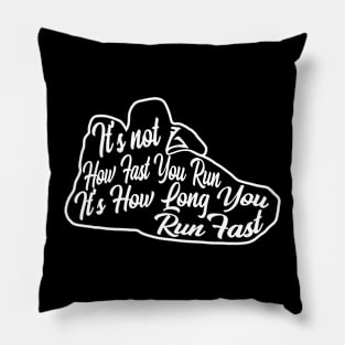 XC Cross Country Runner Coach Pillow