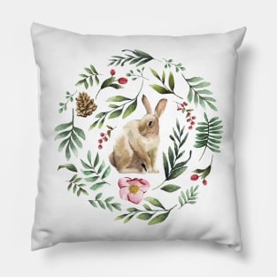 Christmas Bunny Pillow