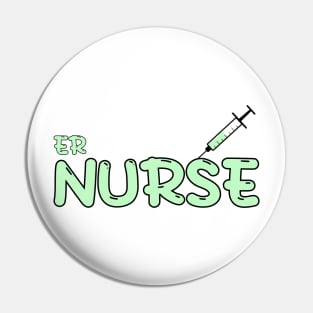 Emergency Room (ER) Nurse Green Pin