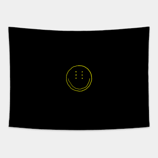 Six-Eyed Smiley Face, Small Tapestry