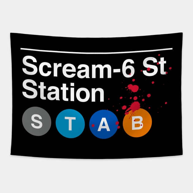 Scream Station Tapestry by Getsousa