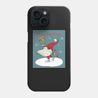 Happy santa greeting card Phone Case