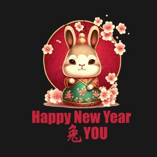 Happy New Year Rabbit you 2 T-Shirt