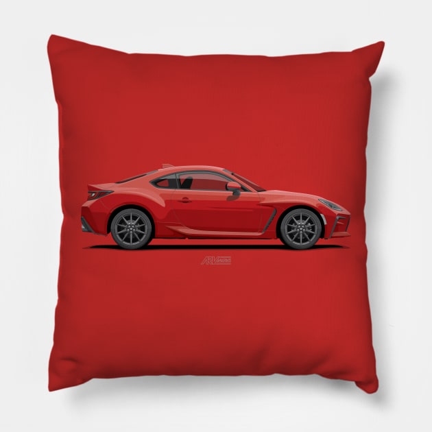 GR86 Red Pillow by ARVwerks