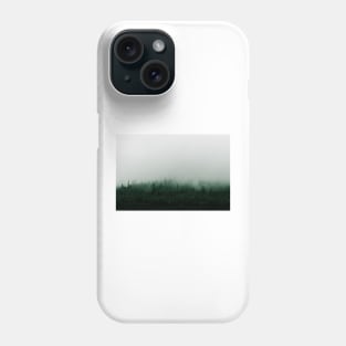 Misty Mountain Forest in the Rain Phone Case