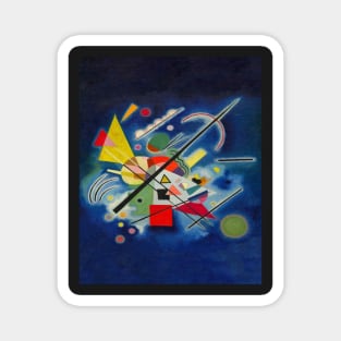 Wassily kandinsky blue art Magnet