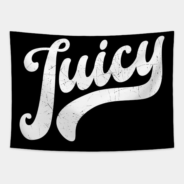 Juicy // Grunge White Tapestry by Degiab