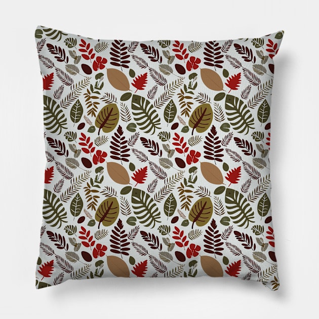 Tropical Foliage Paradise: Nature's Canopy Collection Pillow by SandraHeyward