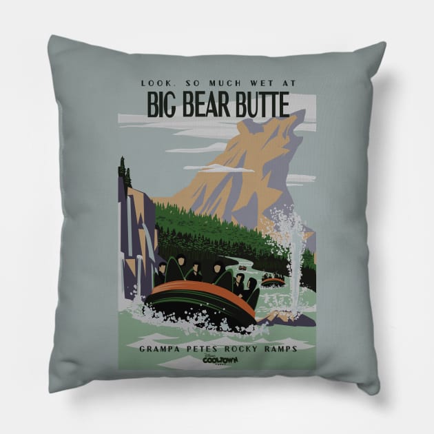 BIG BEAR BUTTE - Disnerland Parody Pillow by disnerland