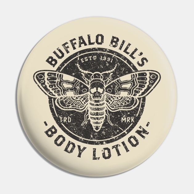 Retro Buffalo Bills Body Lotion Pin by Brown Pencil