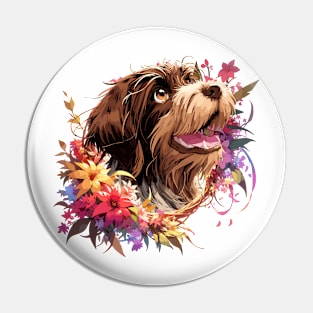 Wirehaired Pointing Griffon, Mothers Day, Dog Mom, Ideal Dog Gift Pin