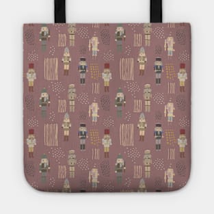 Nutcracker tossed and pattern Tote