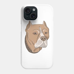 Red nose Pitbull Phone Case