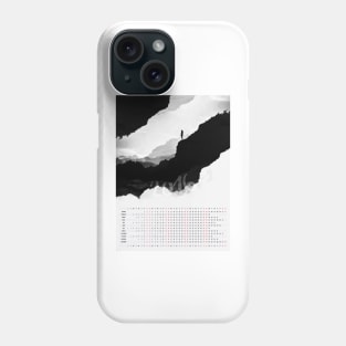 2016 Calendar White Isolation Phone Case