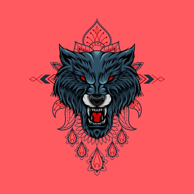 Wolf Mandala by JagatKreasi