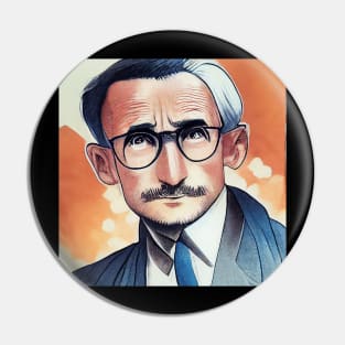Friedrich A Hayek | Anime style portrait Pin