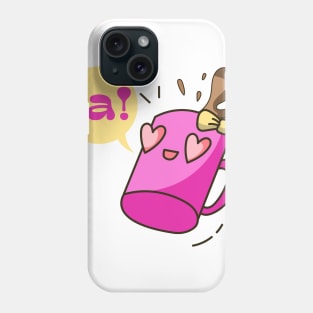 The Pink Palace - Coffee Lovers - La! Jill Mug Phone Case