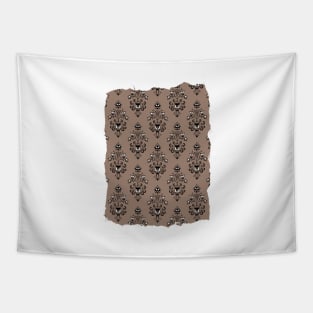 Haunted Mansion Wallpaper Mocha Brown #Neutral Tapestry