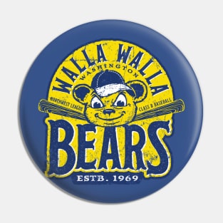 Walla Walla Bears Baseball Pin